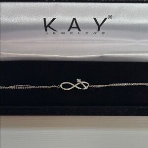 Kay Jewelers Silver Infinity Bracelet